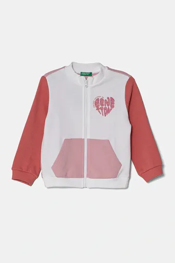 Detská bavlnená mikina United Colors of Benetton