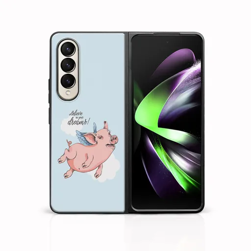 MY ART Ochranný kryt pre Samsung Galaxy Z Fold 3 5G  PIG (186)