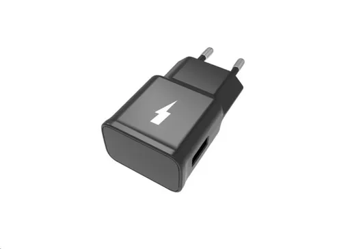 WG - Sieťová nabíjačka Fast 1x USB-A, Quick Charge 3.0, 5V-9V-12V, black
