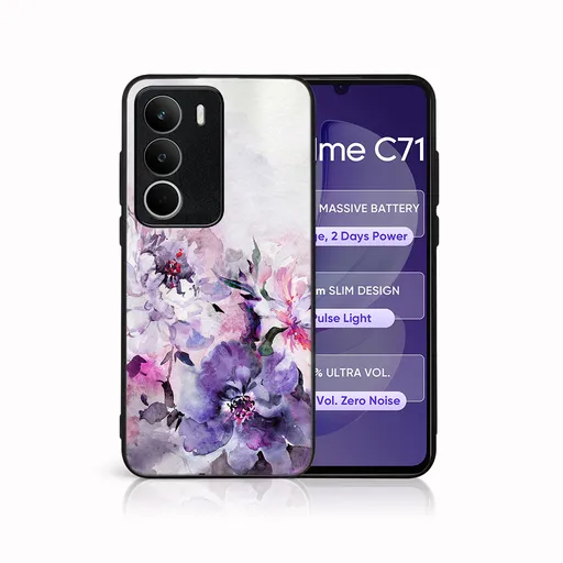MY ART Ochranný kryt pre Realme C71 PEONIES (156)