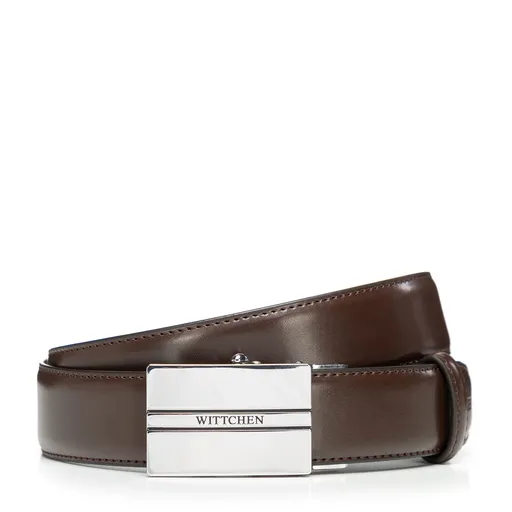 Hnedý pánsky opasok s  automatickou prackou Wittchen 101-8M-915-4