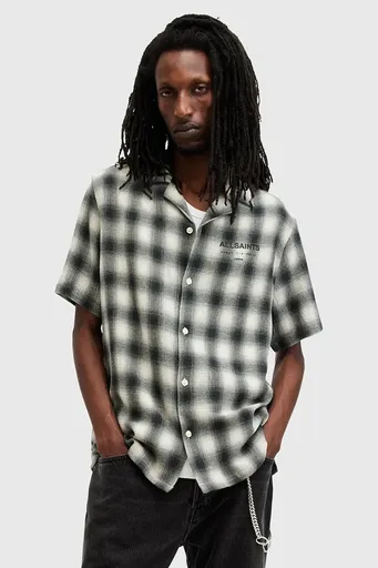 Bavlnená košeľa AllSaints UNDRGRND