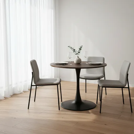 Signal Okrúhly jedálenský stôl AMADEO II | orech