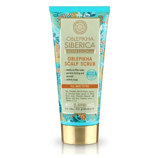 NATURA SIBERICA Rakytníkový peeling pre vlasovú pokožku 200 ml