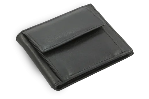 Čierna pánska kožená peňaženka - dolárovka 519-2908-60