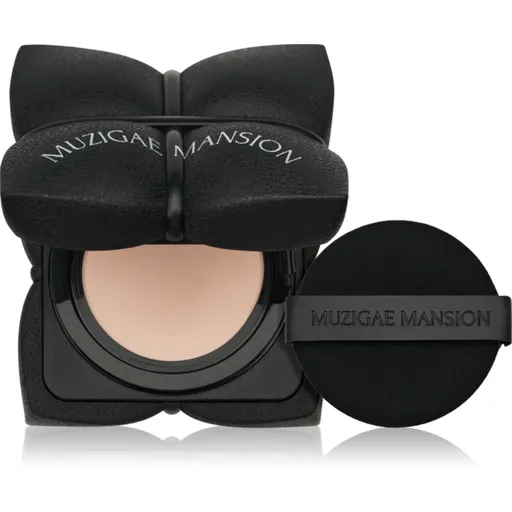 MUZIGAE MANSION Sleek Matt Cushion dlhotrvajúci make-up v hubke SPF 50+ pre dokonalý vzhľad odtieň N21 15 g