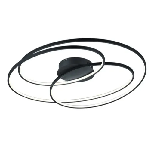 Trio Gale led stropné osvetlenie čierna 673918032 TR673918032