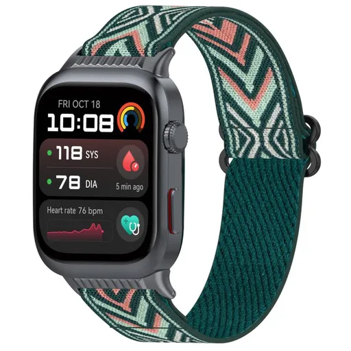 NYLON Elastický remienok pre Huawei Watch D2 GREEN ARROW