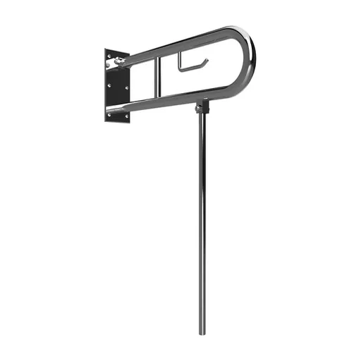 Bemeta Help madlo sklopné, s držiakom toal.pap.nehrdzavejúca oceľ 301406301N