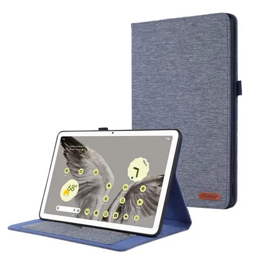 FABRIC Zaklápací obal pre Google Pixel Tablet modrý