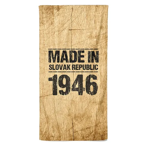 Osuška Made In (rok: 1946)