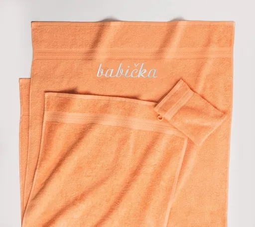 Froté uterák s výšivkou