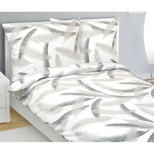 Bellatex Flanelové obliečky Pierko, 140 x 220 cm, 70 x 90 cm