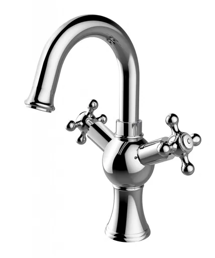 BESCO - Stojanková umývadlová batéria RETRO II Chróm BABURIICH