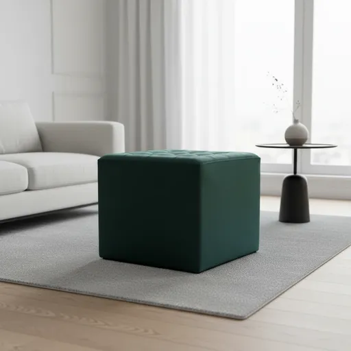 Signal Taburetka LORI VELVET | zelená