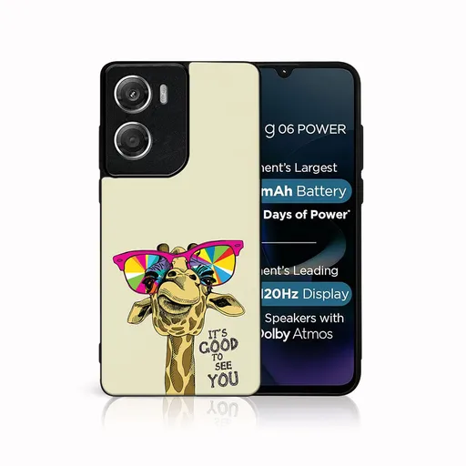 MY ART Ochranný kryt pre Motorola Moto G06 / G06 Power GIRAFFE (180)