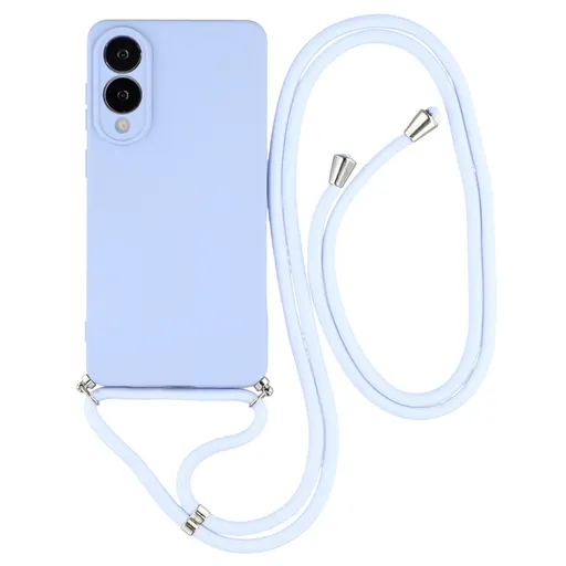 ROPE Kryt so šnúrkou Samsung Galaxy S25 Edge fialový