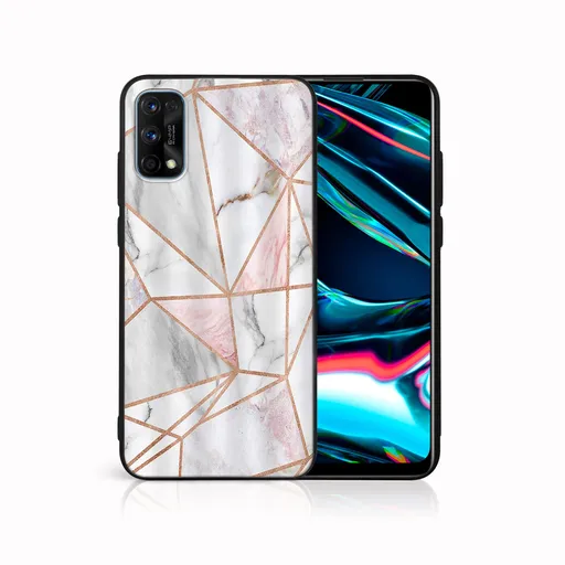 MY ART Ochranný kryt Realme 7 Pro PINK MARBLE (143)