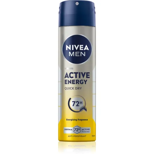 NIVEA MEN Active Energy antiperspirant v spreji pre mužov 150 ml