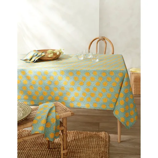 Bavlnený obrus s potlačou ornamentov