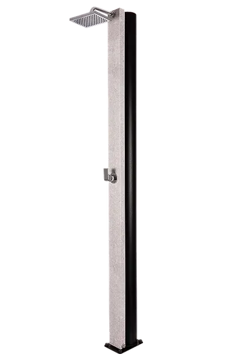 Hanscraft Solárna sprcha ATLAS GARDEN ŽULA (antracit / imitácia kameňa)