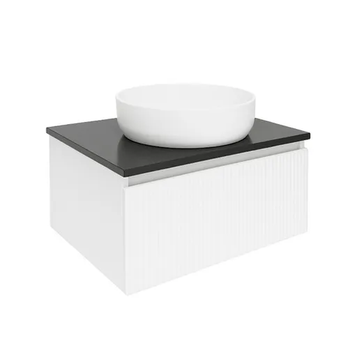 Kúpeľňová skrinka pod umývadlo SAT Evolution 58x30x44,8 cm biela matná SATEVO60WMTK