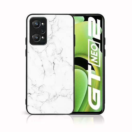 MY ART Ochranný obal Realme GT Neo2 5G -WHITE MARBLE (144)