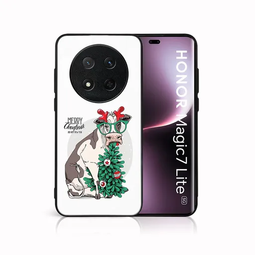 MY ART Kryt s vianočným dizajnom Honor Magic7 Lite 5G MERRY CHRISTMAS (074)