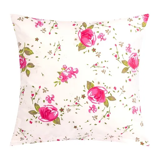 Bellatex Obliečka na vankúšik Ružička ružová, 40 x 40 cm