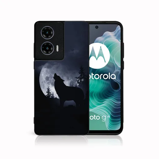 MY ART Ochranný kryt pre Motorola Moto G35 5G WOLF (247)