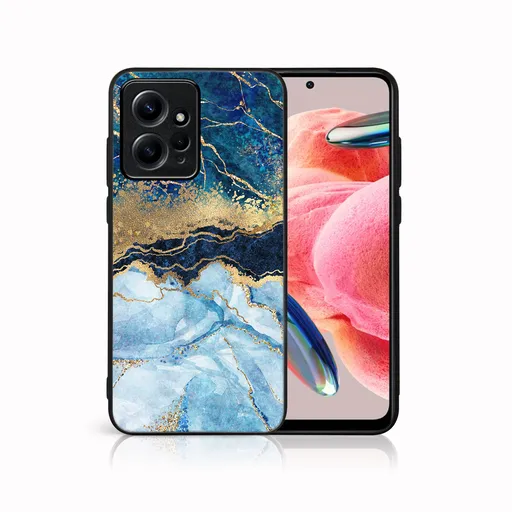 MY ART Ochranný obal Xiaomi Redmi Note 12 BLUE MARBLE (141)