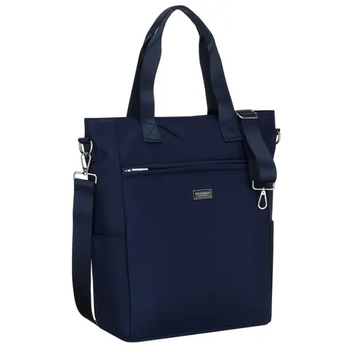 Dámska granátová shopper taška s jednou komorou a zipsovým uzáverom