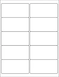 Samolepiace etikety 105 x 57 mm, 10 etikiet, A4, 100 listov