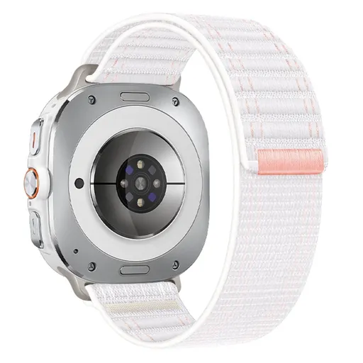 NYLON Vymeniteľný remienok pre Samsung Galaxy Watch Ultra / Watch Ultra 2025 biely