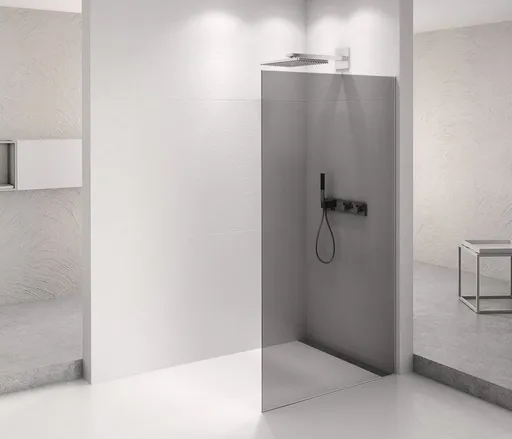 POLYSAN - ARCHITEX CHROM sprchová zástena 862 dymové sklo AXC90SC