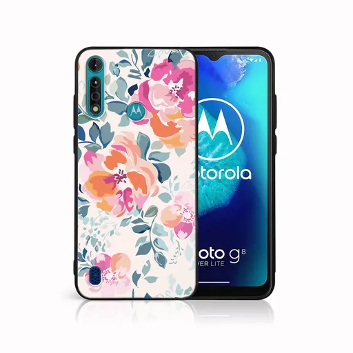MY ART Ochranný kryt pre Motorola Moto G8 Power Lite BLOSSOM (160)