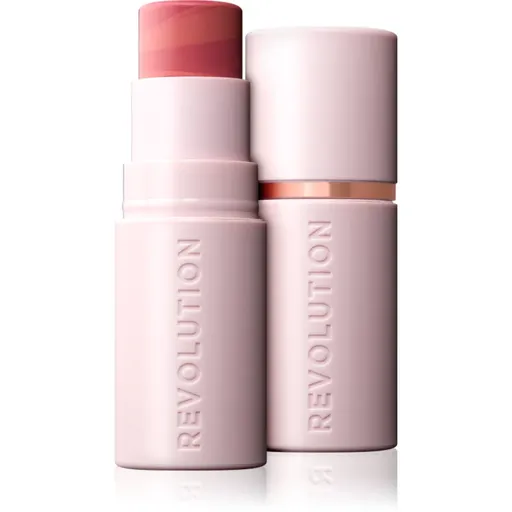 Makeup Revolution Skin Silk Blush Stick krémová lícenka v tyčinke odtieň Peachy Pink 4.5 g