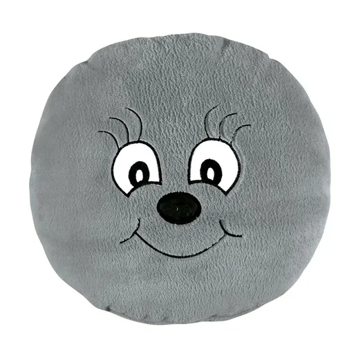 Bellatex Vankúšik Guľôčka sivá, priemer 35 cm
