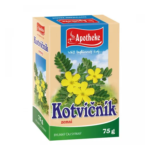 APOTHEKE Kotvičník zemná vňať sypaný čaj 75 g