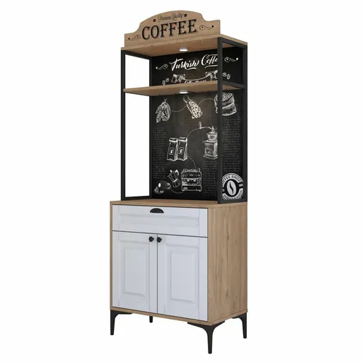 Skriňa Jehy Walnut and White