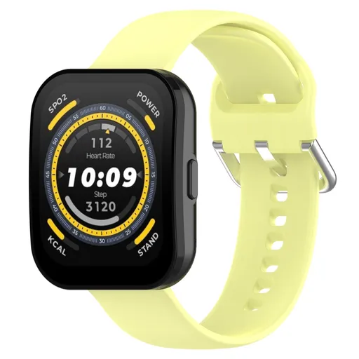 SILICONE Vymeniteľný remienok pre Amazfit Bip 5 / Bip 5 Unity žltý