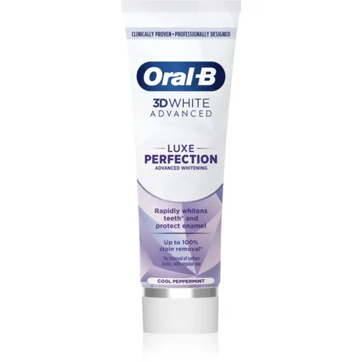 Oral-B 3D White Luxe Perfection bieliaca zubná pasta Cool Peppermint 75 ml