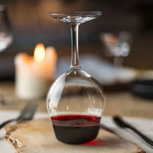 Obrátený pohár na víno