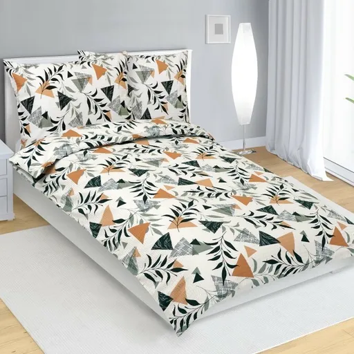 Bellatex Krepové obliečky Záhrada, 140 x 200 cm, 70 x 90 cm, 140 x 200 cm, 70 x 90 cm