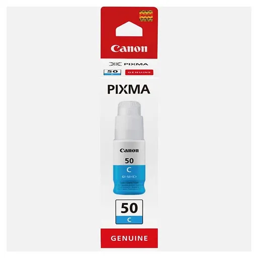Canon originál ink GI-50 C, cyan, 7700str., 9ml, 3403C001, Canon PIXMA G5050, G6050, GM2050, azurová