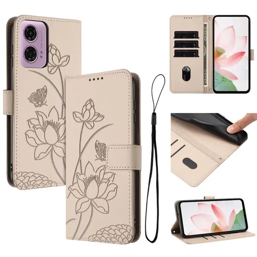 ART LOTUS Peňaženkové puzdro pre Motorola Moto G04 / G24 / G24 Power zlaté