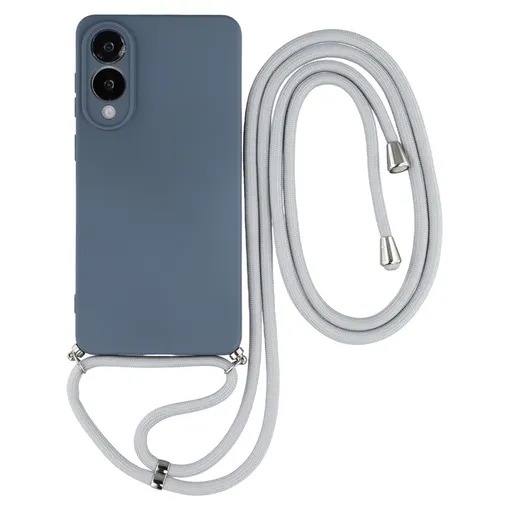 ROPE Kryt so šnúrkou Samsung Galaxy S25 Edge šedomodrý