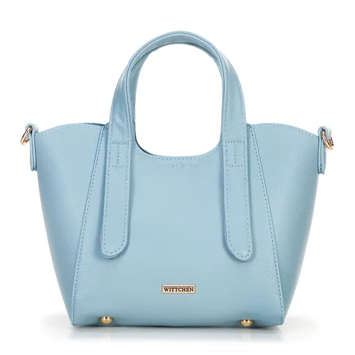 Dámske malé puzdro s odnímateľným vreckom, modré 100-4Y-214-N