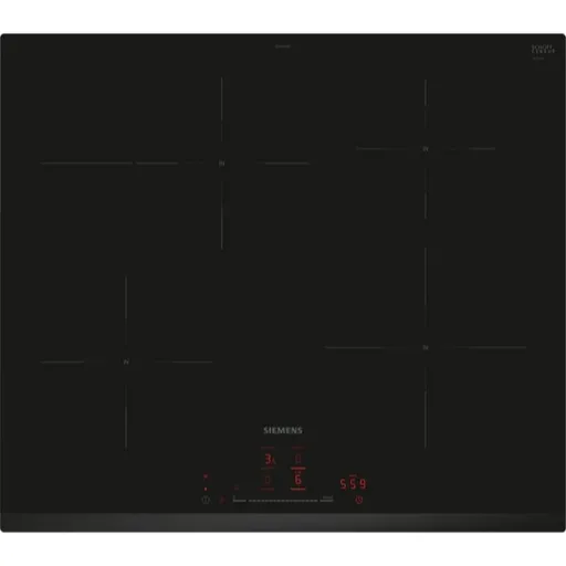 Indukčná varná doska Siemens 60 cm inštalácia na pracovnú dosku bez rámčeka EH631HFB1E