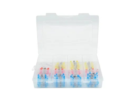 Káblová spojka spájkovacia s cínom a bužírkou, sada 250ks